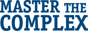 Master the complex - Blue logo